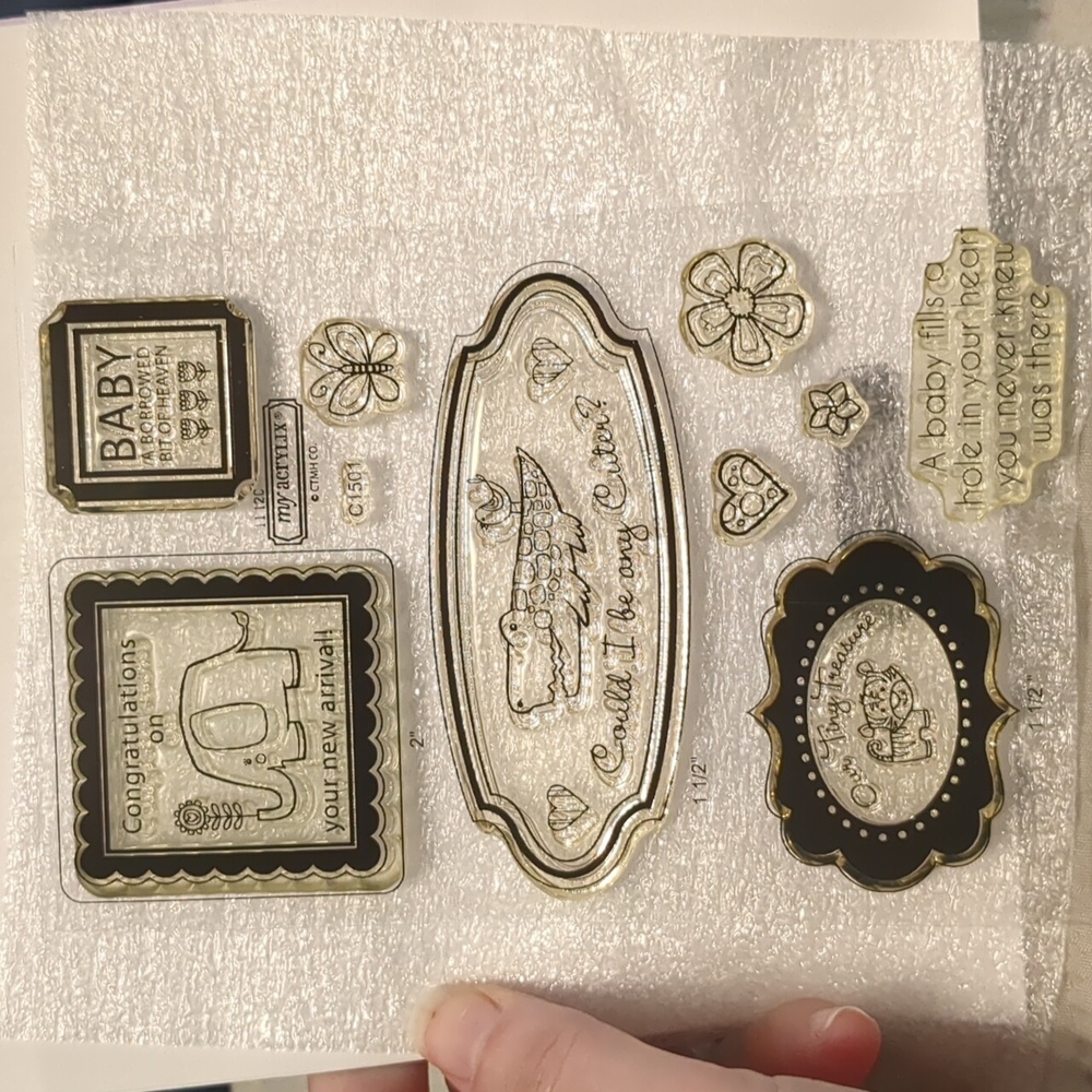 Cling stamp set New Arrival CTMH/ Stampin Up